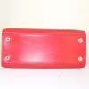 Louis Vuitton City Steamer medium model handbag in blue and red smooth leather - Detail D5 thumbnail