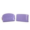 Louis Vuitton wallet in purple monogram patent leather - 00pp thumbnail
