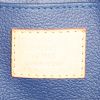 Louis Vuitton in pelle verniciata monogram bicolore blu e viola a fiori - Detail D5 thumbnail