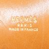 Bolso de mano Hermes Bolide en avestruz color oro - Detail D4 thumbnail