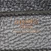 Borsa portadocumenti Hermès Sac à dépêches in pelle intrecciata nera - Detail D3 thumbnail
