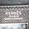 Hermes Kelly 32 cm bag worn on the shoulder or carried in the hand in black grained leather - Detail D4 thumbnail