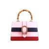 Gucci Dionysus handbag in pink, burgundy and navy blue leather - 360 thumbnail