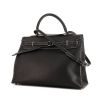 Hermes Kelly Flat handbag in black Swift leather - 00pp thumbnail