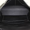 Hermes Kelly Flat handbag in black Swift leather - Detail D3 thumbnail