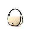 Chanel Hula Hoop bag in white quilted leather - 00pp thumbnail