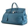 Borsa da viaggio Hermès Birkin Travel Bag in pelle togo blu - 00pp thumbnail