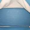 Borsa da viaggio Hermès Birkin Travel Bag in pelle togo blu - Detail D2 thumbnail