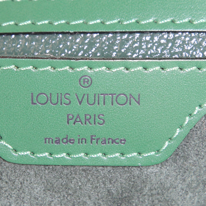 Louis Vuitton Mabillon backpack in green epi leather - Detail D3