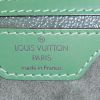 Mochila Louis Vuitton Mabillon en cuero Epi verde - Detail D3 thumbnail