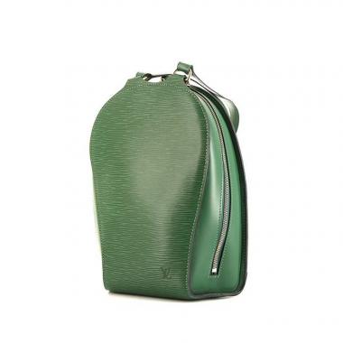 Mochila Louis Vuitton Mabillon en cuero Epi verde