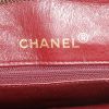 Bolso Chanel Vintage en cuero acolchado con motivos de espigas negro - Detail D3 thumbnail