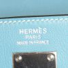 Borsa Hermes Kelly 35 cm in pelle Swift celeste - Detail D4 thumbnail