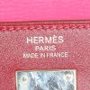 Sac à main Hermes Kelly 35 cm en cuir box rouge - Detail D4 thumbnail