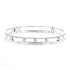 Opening Messika Move Romane bracelet in white gold and diamonds, size M - 00pp thumbnail