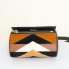 Givenchy Pandora shoulder bag in black, brown and white tricolor leather - Detail D5 thumbnail