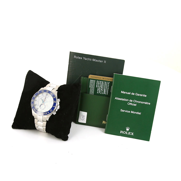 Rolex Yacht-Master II watch in stainless steel Ref:  116680 Circa  2010