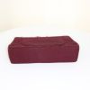 Chanel Vintage handbag in burgundy quilted canvas - Detail D5 thumbnail