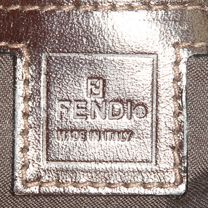 Bolso Fendi en lona Monogram y cuero marrón - Detail D3