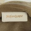 Yves Saint Laurent Muse Two medium model handbag in beige jersey canvas and beige suede - Detail D3 thumbnail