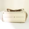 Yves Saint Laurent Muse Two medium model handbag in beige jersey canvas and beige suede - Detail D4 thumbnail