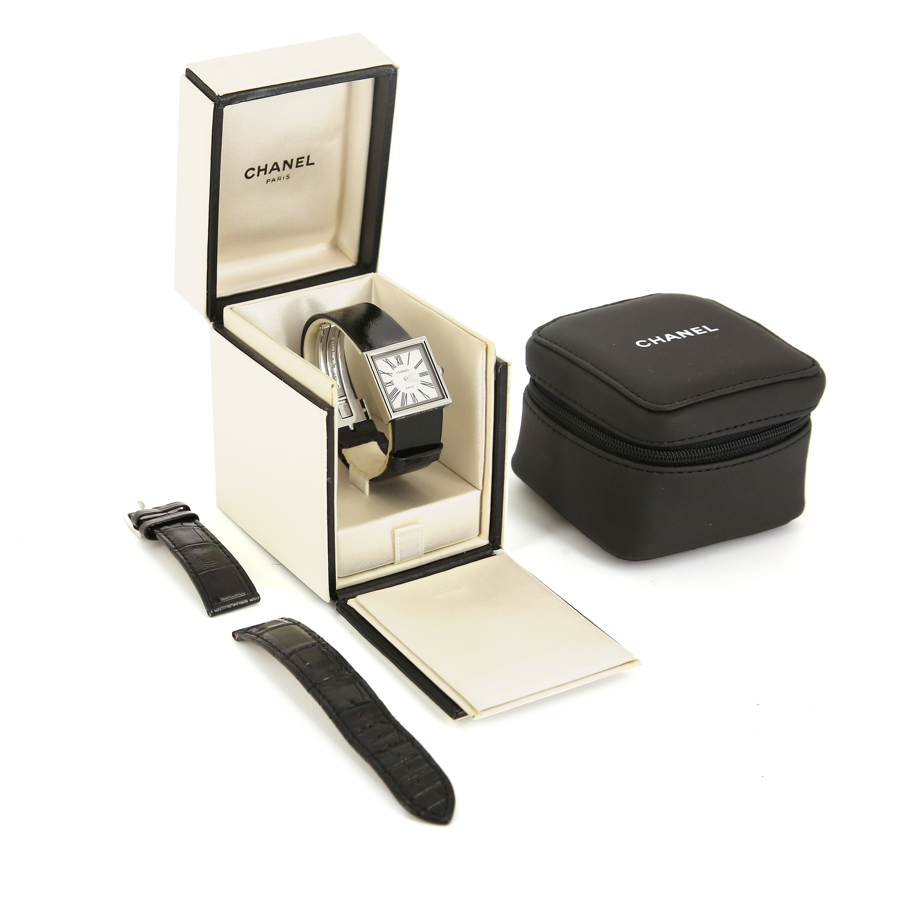 Chanel Mademoiselle watch in stainless steel Circa  2000