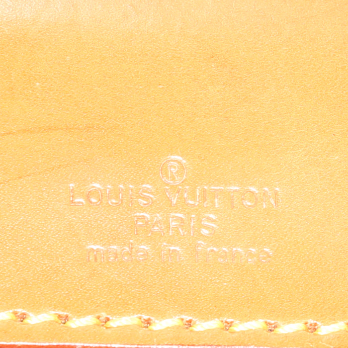 Louis Vuitton Airbus suitcase in brown monogram canvas and natural leather - Detail D3