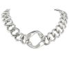 Hermès Agora linked necklace in silver - 00pp thumbnail