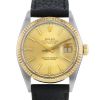 Rolex Datejust watch in stainless steel and 14k yellow gold Ref:  16013 Circa  1985 - 00pp thumbnail
