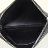 Balenciaga pouch in black grained leather - Detail D2 thumbnail