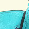 Bolso de mano Hermes Birkin 30 cm en cuero azul - Detail D4 thumbnail