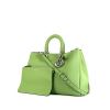 Sac Dior Diorissimo grand modèle en cuir grainé vert - 00pp thumbnail