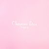 Borsa a tracolla Dior Diorling in pelle martellata rosa e beige - Detail D3 thumbnail