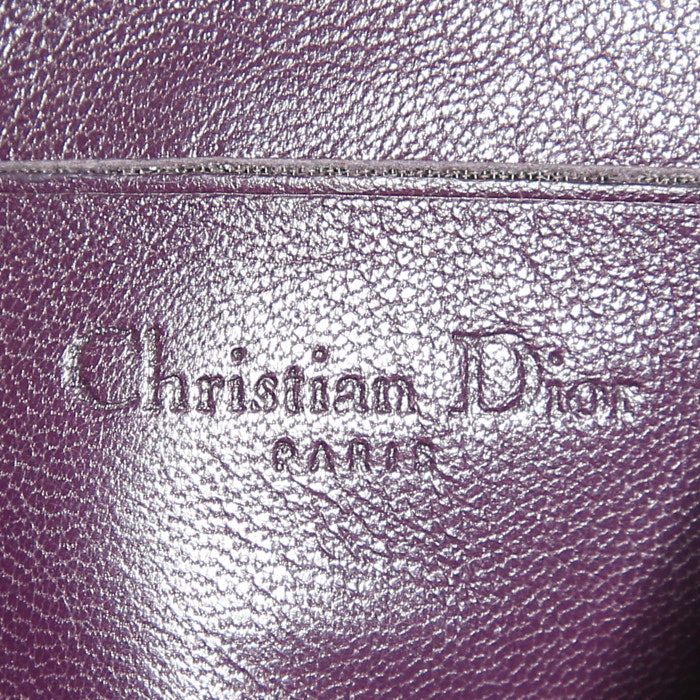 Dior New Look shoulder bag in purple leather - Detail D3