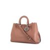 Dior Diorissimo large model shopping bag in pink leather - 00pp thumbnail