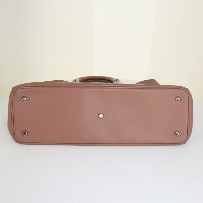 Dior Diorissimo large model shopping bag in pink leather - Detail D5