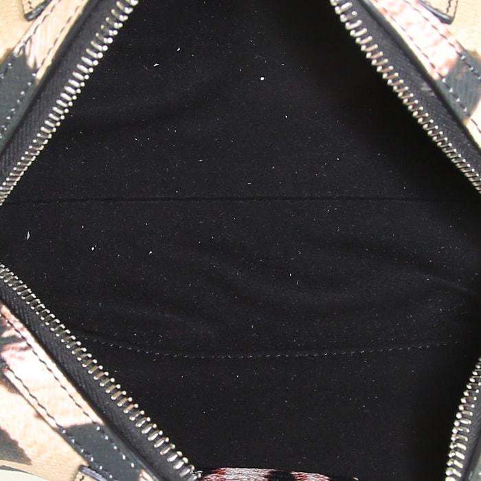 Givenchy Lucrezia borsa a tracolla modello piccolo in pelle beige con stampa leopardata - Detail D3