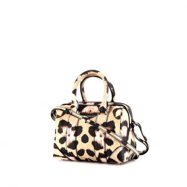 Sac bandoulière Givenchy Lucrezia petit modèle en cuir beige
