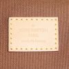 Mochila Louis Vuitton Bosphore en lona Monogram marrón y cuero natural - Detail D4 thumbnail