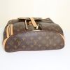 Louis Vuitton Bosphore backpack in brown monogram canvas and natural leather - Detail D5 thumbnail