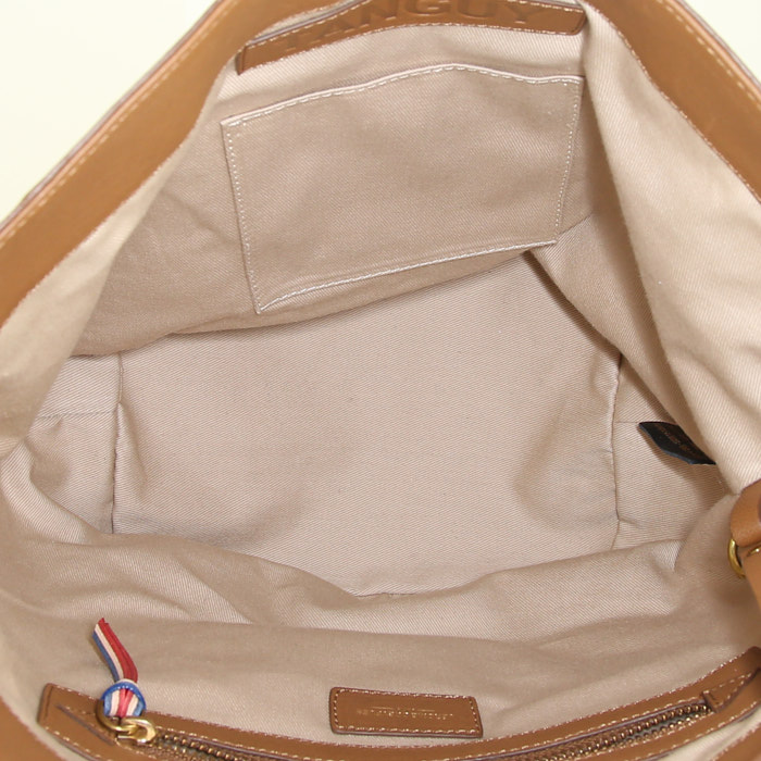 Jerome Dreyfuss Tanguy bag in brown nubuck - Detail D3