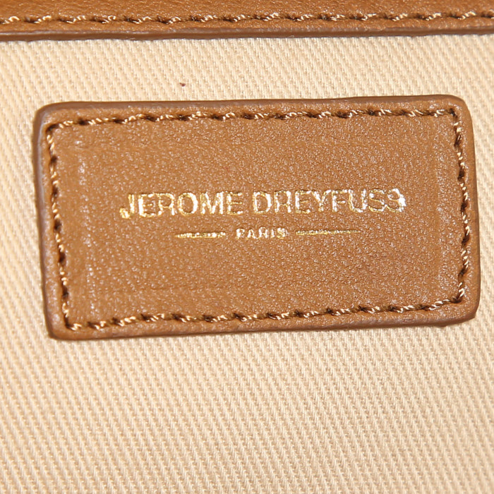 Jerome Dreyfuss Tanguy bag in brown nubuck - Detail D4