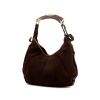 Yves Saint Laurent Mombasa bag in suede and brown leather - 00pp thumbnail