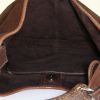 Yves Saint Laurent Mombasa bag in suede and brown leather - Detail D2 thumbnail