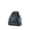 Chanel Gabrielle  backpack in blue and black leather - 00pp thumbnail