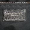 Balenciaga travel bag in black leather - Detail D4 thumbnail