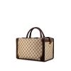 Gucci vanity case in monogram canvas and brown leather - 00pp thumbnail