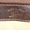 Gucci vanity case in monogram canvas and brown leather - Detail D3 thumbnail