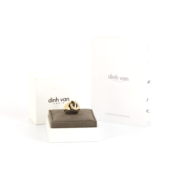 Dinh Van Menottes R10 ring in yellow gold - Detail D2