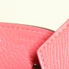 Hermes Birkin 30 cm handbag in pink Jaipur leather - Detail D4 thumbnail